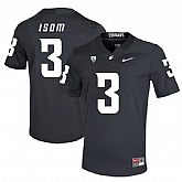 Washington State Cougars 3 Daniel Isom Black College Football Jersey Dzhi,baseball caps,new era cap wholesale,wholesale hats